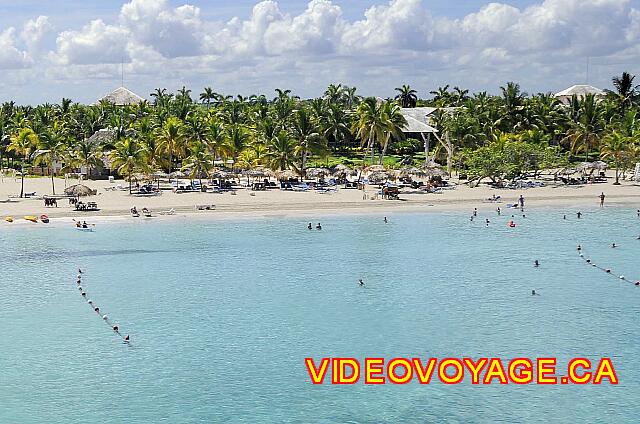 Cuba Varadero Paradisus Varadero La zona de baño sin algas en el fondo del mar, pero en momentos de fuerte viento, que pueden tener un poco de alga marina que flota en la playa, pero nada más.