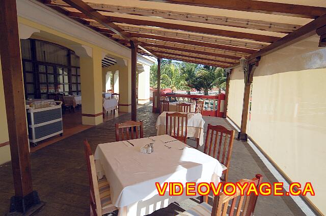 Cuba Varadero Playa Alameda La terraza del restaurante buffet.