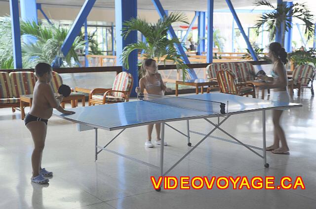 Cuba Varadero Bellevue Puntarena Playa Caleta Resort Une autre table de ping-pong au second étage du Lobby.