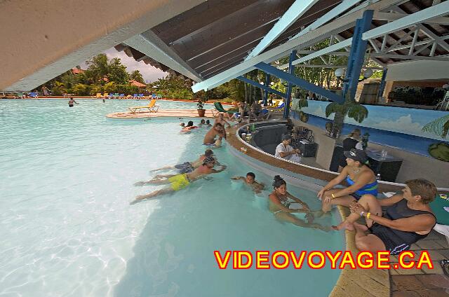 Cuba Varadero Bellevue Puntarena Playa Caleta Resort Several seats in the pool, the most popular place on hot days.