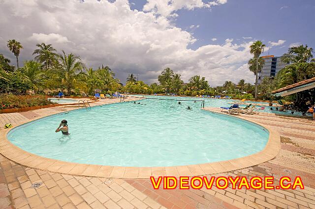 Cuba Varadero Bellevue Puntarena Playa Caleta Resort A large terrace around the pool.