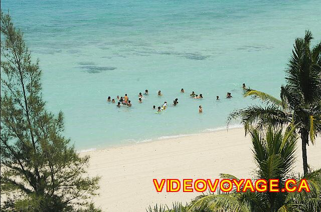 Cuba Varadero Bellevue Puntarena Playa Caleta Resort Cubans swim a good distance from the hotel.