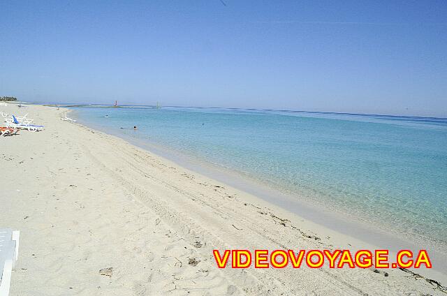 Cuba Varadero Bellevue Puntarena Playa Caleta Resort Cleaning the beach every morning mechanically.