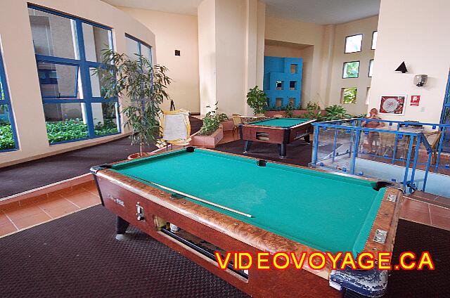 Cuba Varadero Mercure Playa De Oro Two pool tables in the lobby.