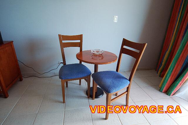 Cuba Varadero Mercure Playa De Oro A chair and a small table.