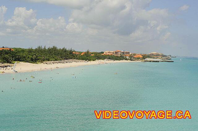 Cuba Varadero Mercure Playa De Oro There are many walker on the beach ...