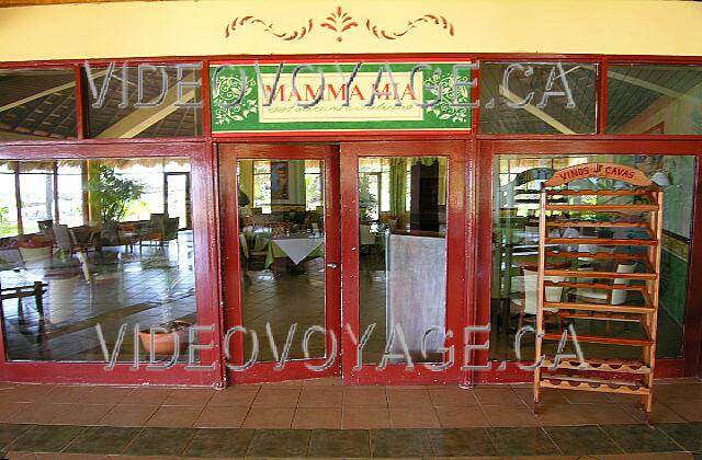 Cuba Varadero Naviti Varadero The entrance of the Italian restaurant Mamma Mia. A la carte restaurant open for dinner with reservation only.