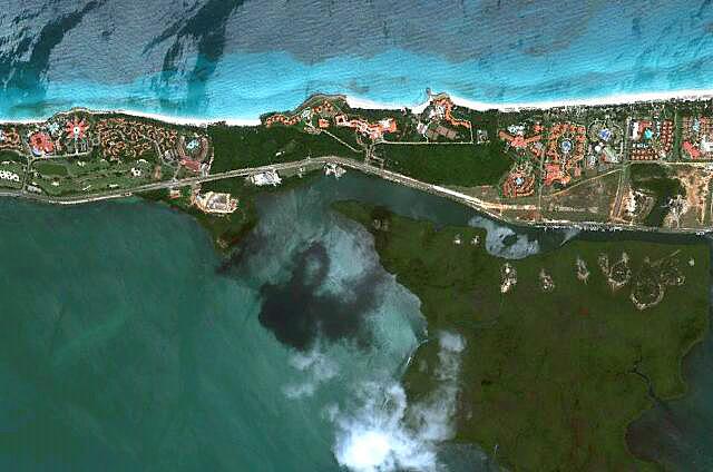 Cuba Varadero Naviti Varadero Another aerial view of the hotel with other hotels in the area.