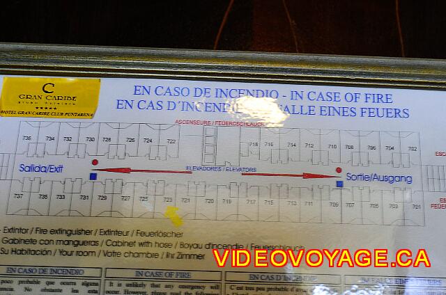 Cuba Varadero Bellevue Puntarena Playa Caleta Resort The distribution of the rooms on the floors.