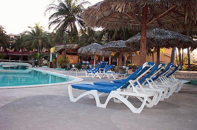 Cuba Varadero Be Live Experience Las Morlas The terrace around the pool in 2006.