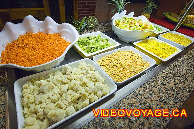 Cuba Varadero Be Live Experience Las Morlas Varios platos de verduras.