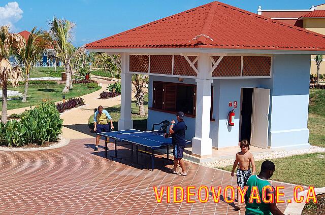 Cuba Varadero Memories Varadero Beach Resort The Club house near the main pool with a ping pong table.