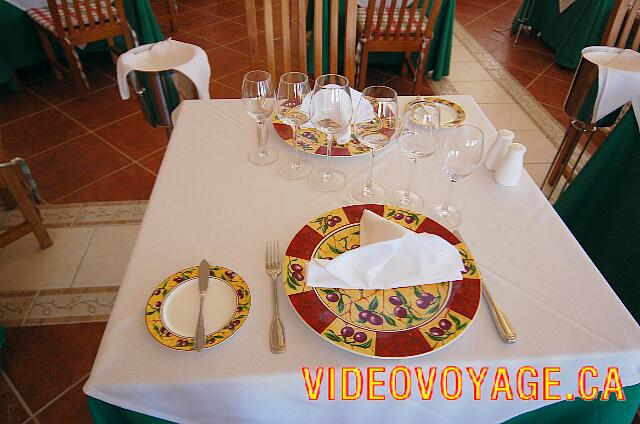 Cuba Varadero Memories Varadero Beach Resort The presentation of tables.