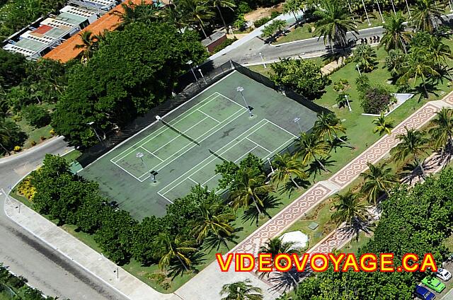 Cuba Varadero Melia Varadero The 2 tennis courts at the hotel.