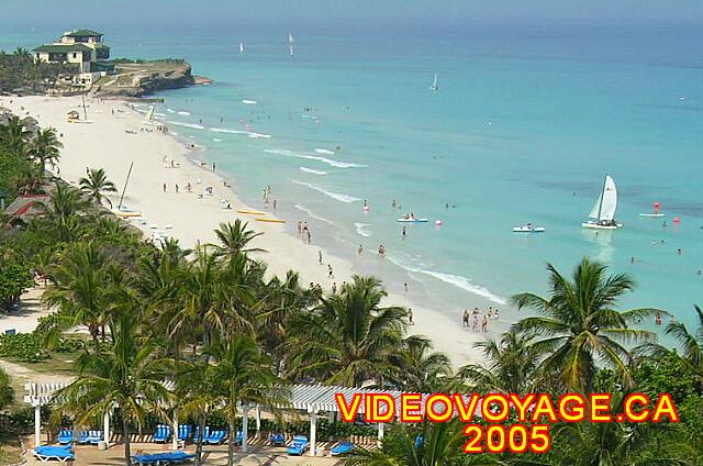 Cuba Varadero Melia Varadero The beach seen from a hotel balcony Melia Varadero.