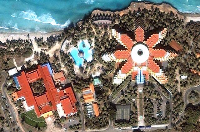 Cuba Varadero Melia Varadero An aerial view of the hotel site that is small enough.