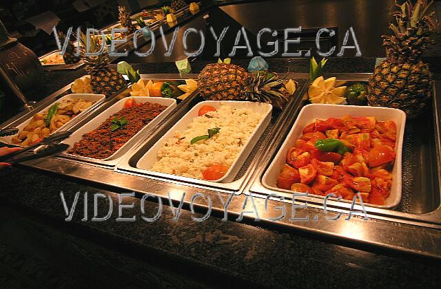Cuba Varadero Sol Palmeras El buffet es todavía bastante completo.