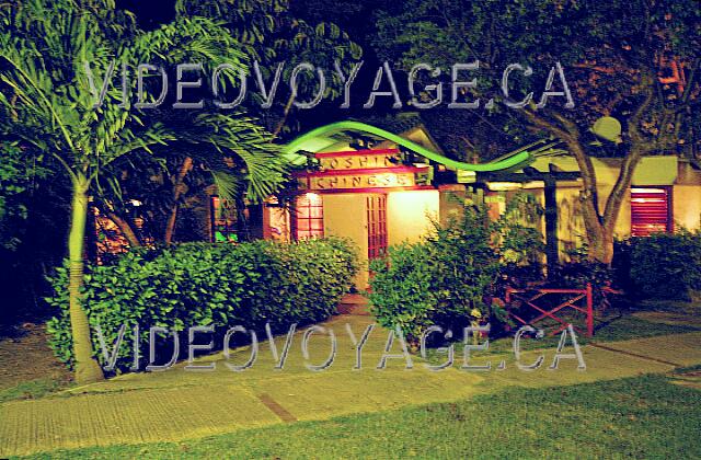 Cuba Varadero Sol Palmeras The Oshin restaurant in the evening.
