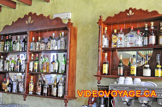 Cuba Varadero Tainos Quelques bouteilles de boissons internationales.