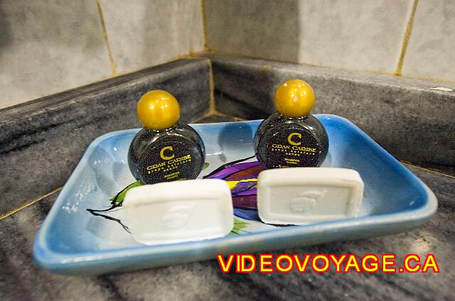 Cuba Varadero Villa Tortuga The personal care products: soap and shampoo.