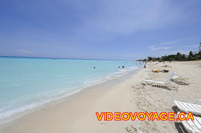 Cuba Varadero Villa Tortuga Vers l'est, il est possible de marcher près de 8 kilomètres sur la plage.