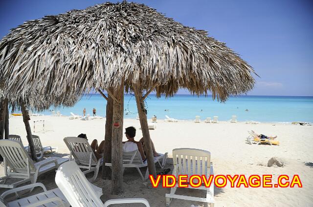 Cuba Varadero Villa Tortuga The beautiful ocean view from the seats under the palapas ...