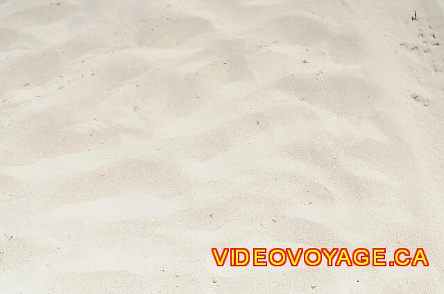 Cuba Varadero Villa Tortuga La couleur du sable beigne pâle, un sable de moyenne grosseur.