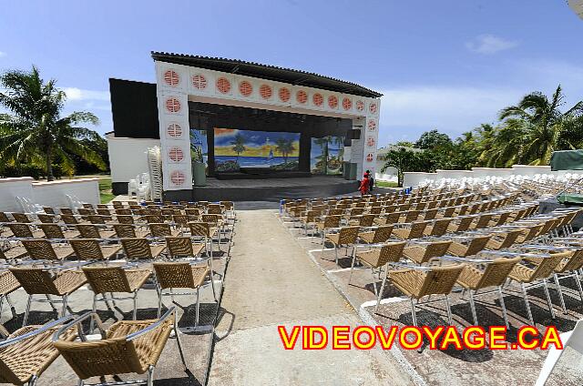 Cuba Varadero Melia Peninsula Varadero The roofless theater.