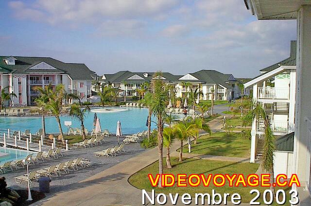 Cuba Varadero Melia Peninsula Varadero Young trees around the pool in 2003.