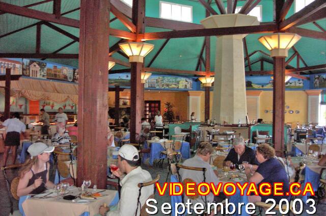 Cuba Varadero Melia Peninsula Varadero The Real restaurante Palma en 2003 fue muy similar a la de hoy.