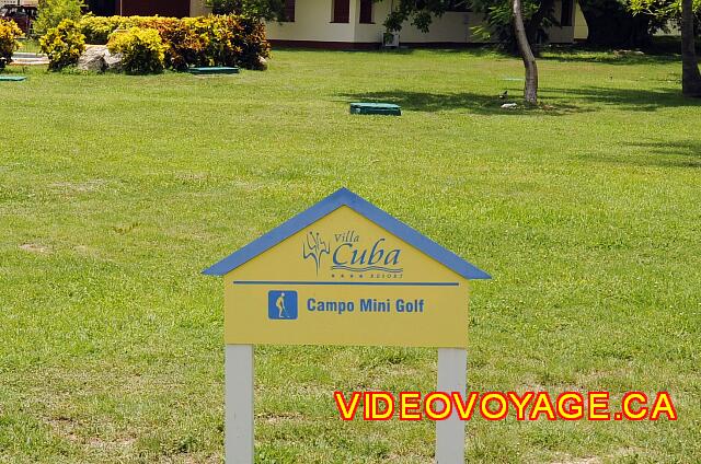 Cuba Varadero Hotel Villa Cuba Un mini-golf anunciado, pero no más.