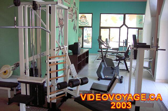 Cuba Varadero Hotel Villa Cuba El gimnasio en el 2003.