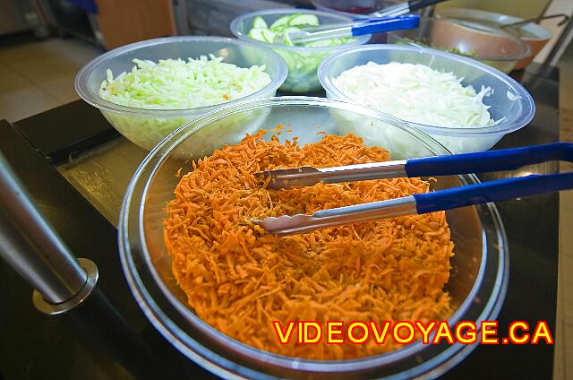 Cuba Varadero Hotel Villa Cuba Salad dishes, onion, chilli and carrot ...