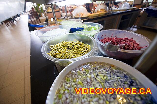 Cuba Varadero Hotel Villa Cuba Other vegetables from the salad bar.